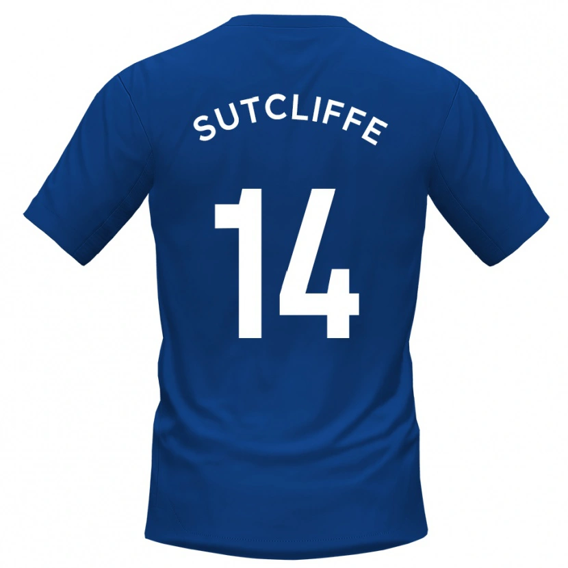 Danxen Men Harvey Sutcliffe #14 Blue White Home Jersey 2025/26 T-Shirt