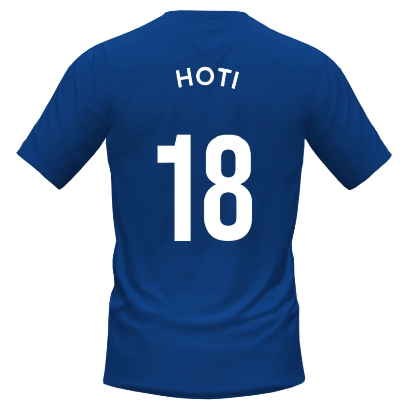 Danxen Men Florent Hoti #18 Blue White Home Jersey 2025/26 T-Shirt