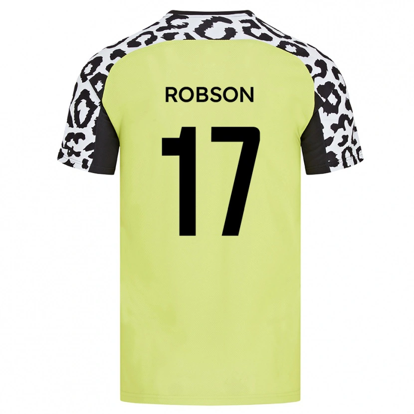 Danxen Men Jamie Robson #17 Fluorescent Yellow Home Jersey 2025/26 T-Shirt