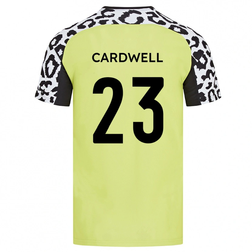 Danxen Men Harry Cardwell #23 Fluorescent Yellow Home Jersey 2025/26 T-Shirt