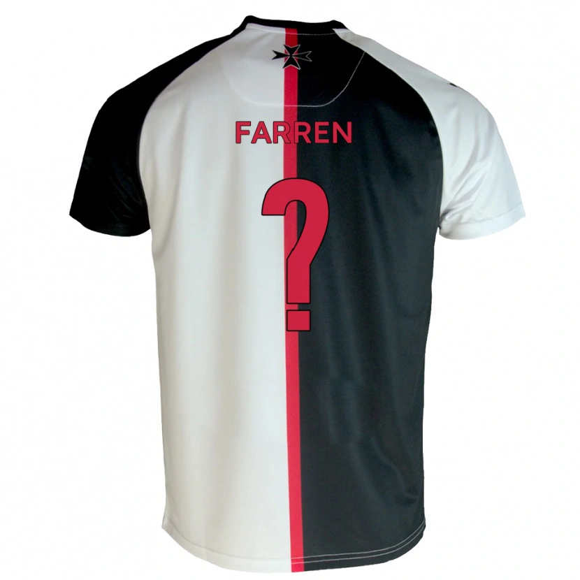 Danxen Men Brad Farren #0 White Black Home Jersey 2025/26 T-Shirt