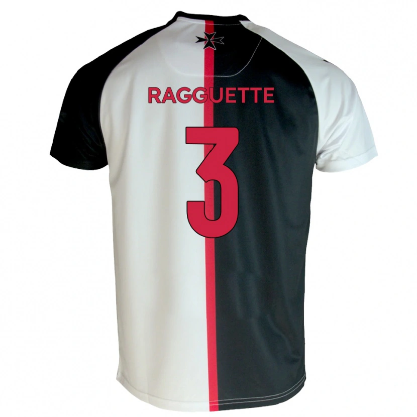 Danxen Men Jordan Ragguette #3 White Black Home Jersey 2025/26 T-Shirt