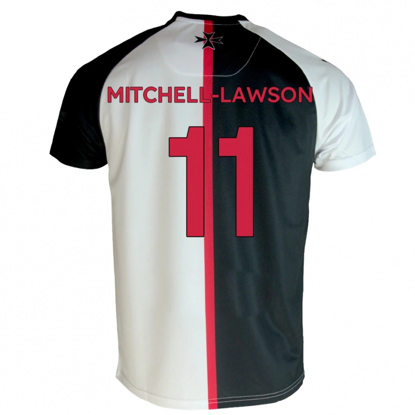 Danxen Men Jayden Mitchell-Lawson #11 White Black Home Jersey 2025/26 T-Shirt
