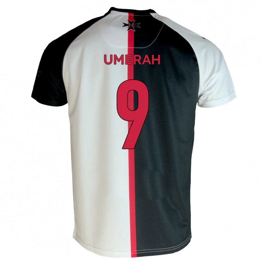 Danxen Men Josh Umerah #9 White Black Home Jersey 2025/26 T-Shirt