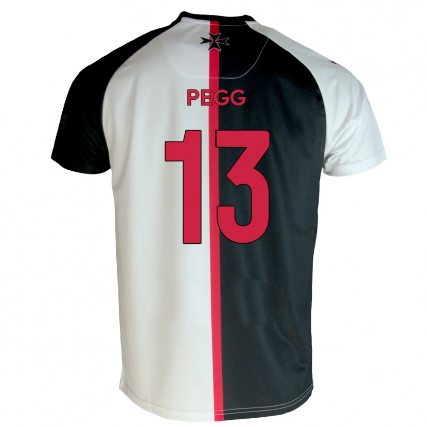 Danxen Men Lewis Pegg #13 White Black Home Jersey 2025/26 T-Shirt
