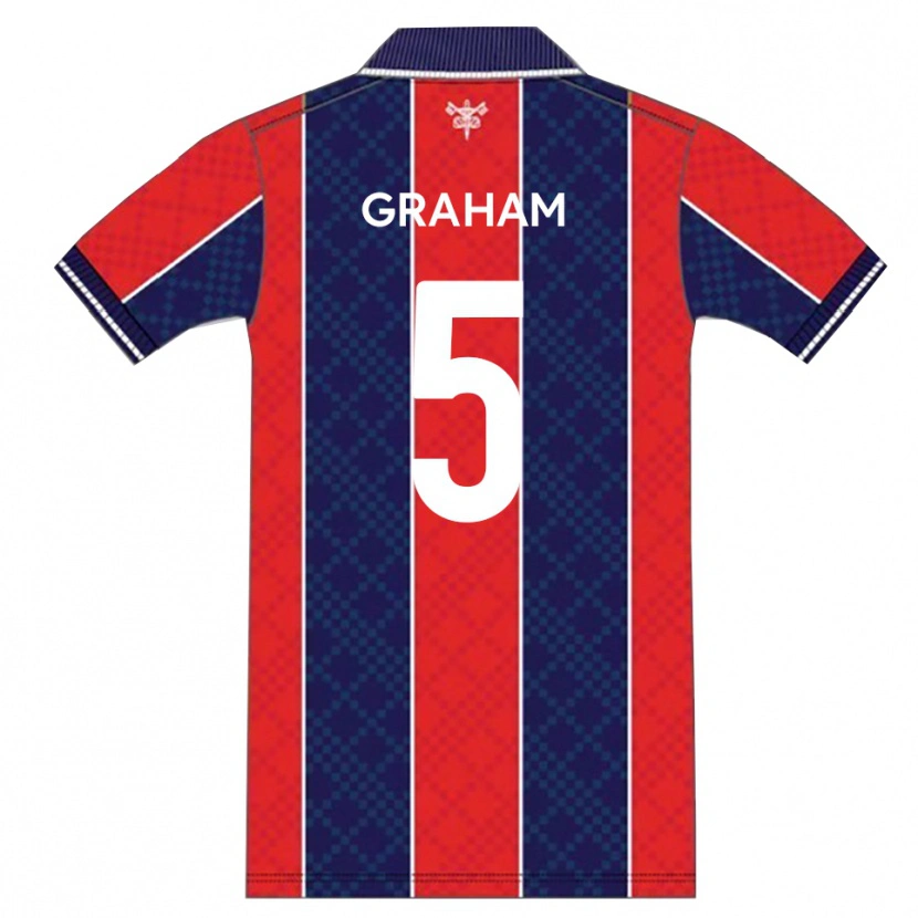 Danxen Men Sam Graham #5 Red Navy Home Jersey 2025/26 T-Shirt
