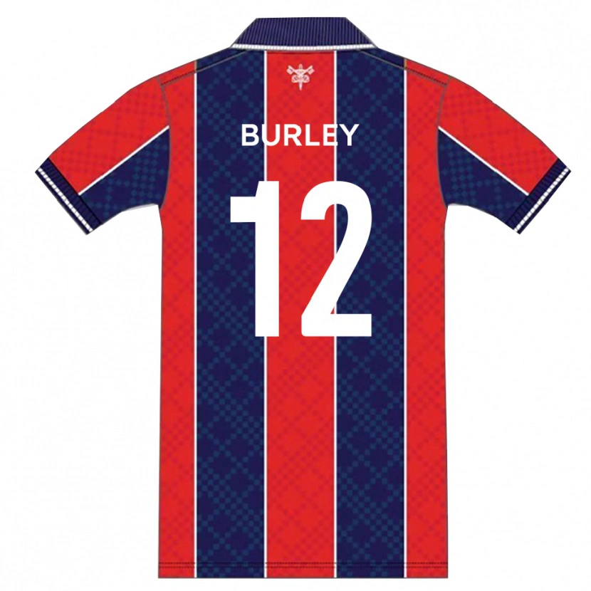 Danxen Men Andre Burley #12 Red Navy Home Jersey 2025/26 T-Shirt