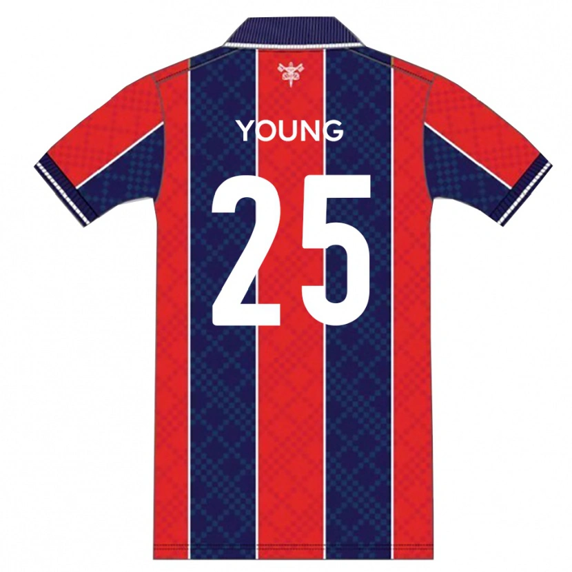 Danxen Men Reggie Young #25 Red Navy Home Jersey 2025/26 T-Shirt