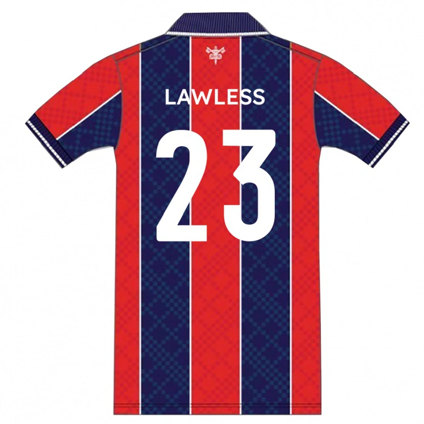 Danxen Men Conor Lawless #23 Red Navy Home Jersey 2025/26 T-Shirt