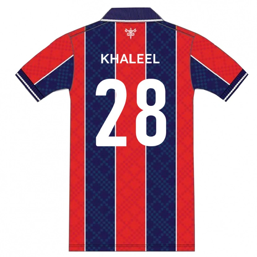 Danxen Men Rafiq Khaleel #28 Red Navy Home Jersey 2025/26 T-Shirt