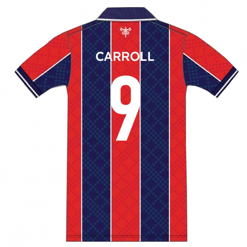 Danxen Men Andy Carroll #9 Red Navy Home Jersey 2025/26 T-Shirt