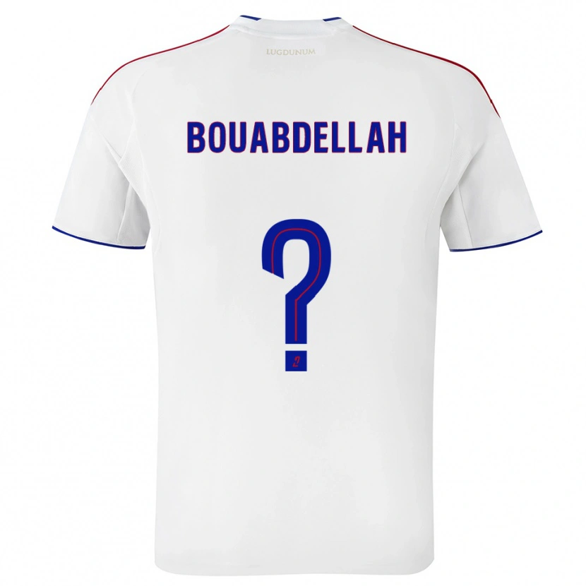 Danxen Men Jalis Bouabdellah #0 White Red Home Jersey 2025/26 T-Shirt