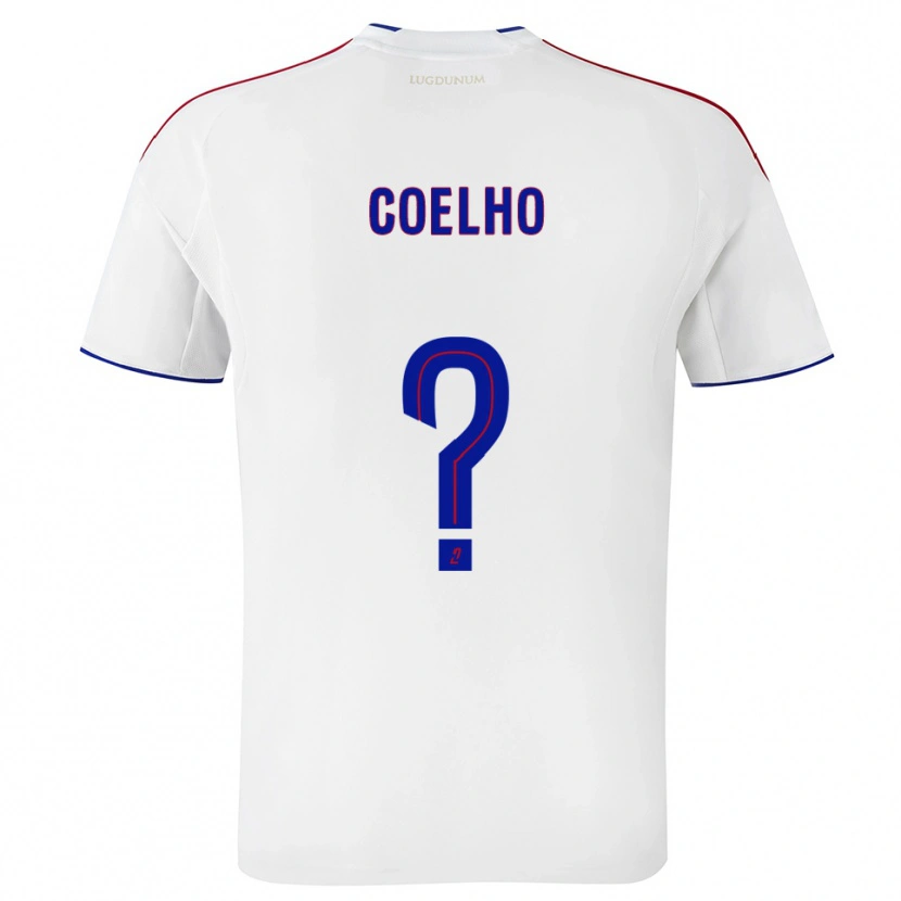 Danxen Men Ugo Coelho #0 White Red Home Jersey 2025/26 T-Shirt