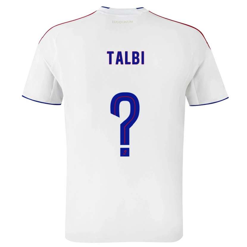Danxen Men Ryad Talbi #0 White Red Home Jersey 2025/26 T-Shirt