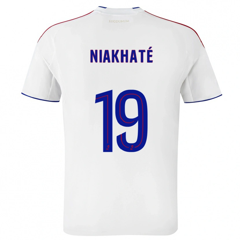Danxen Men Moussa Niakhaté #19 White Red Home Jersey 2025/26 T-Shirt