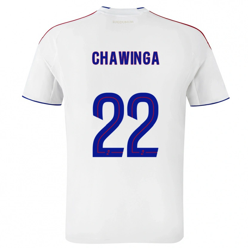 Danxen Men Tabitha Chawinga #22 White Red Home Jersey 2025/26 T-Shirt