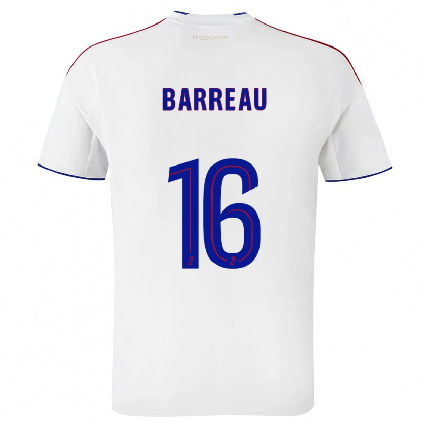 Danxen Men Axel Barreau #16 White Red Home Jersey 2025/26 T-Shirt