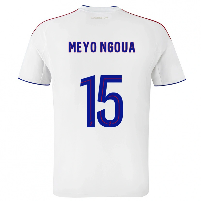Danxen Men Bryan Meyo Ngoua #15 White Red Home Jersey 2025/26 T-Shirt