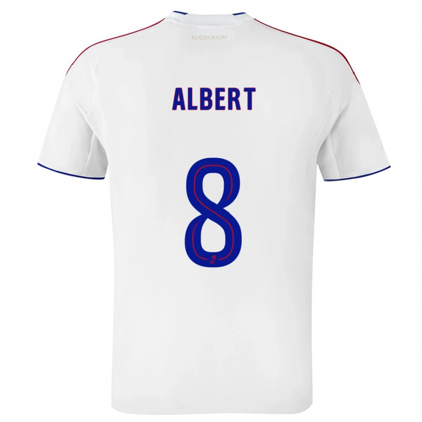 Danxen Men Korbin Albert #8 White Red Home Jersey 2025/26 T-Shirt