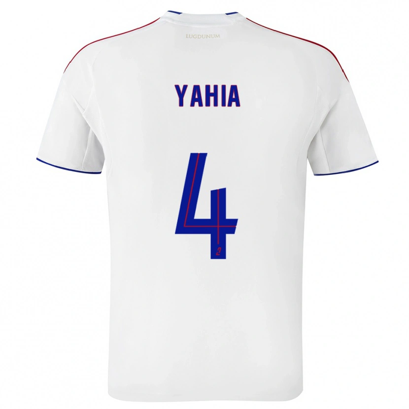 Danxen Men Kelyan Yahia #4 White Red Home Jersey 2025/26 T-Shirt
