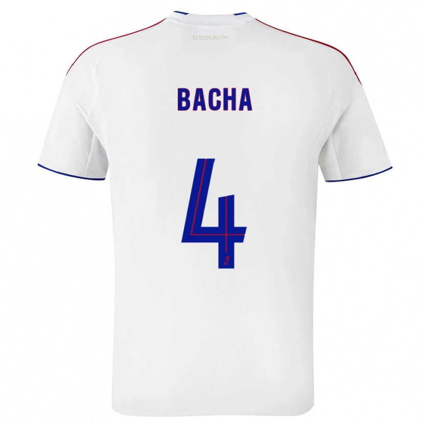 Danxen Men Selma Bacha #4 White Red Home Jersey 2025/26 T-Shirt
