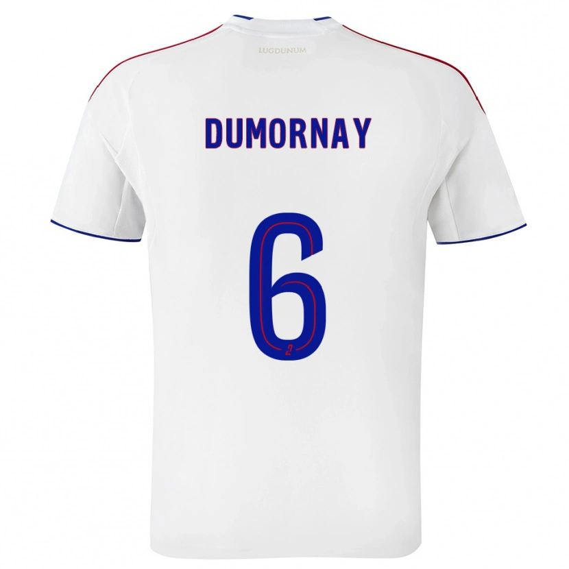 Danxen Men Melchie Dumornay #6 White Red Home Jersey 2025/26 T-Shirt