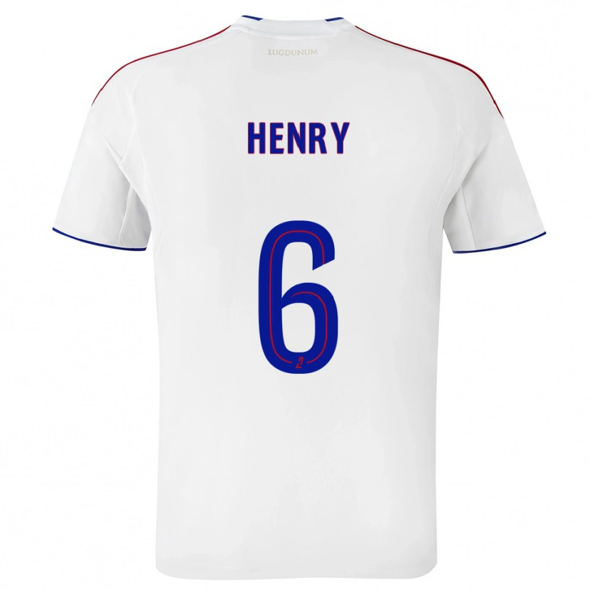 Danxen Men Amandine Henry #6 White Red Home Jersey 2025/26 T-Shirt