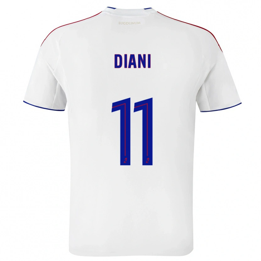 Danxen Men Kadidiatou Diani #11 White Red Home Jersey 2025/26 T-Shirt