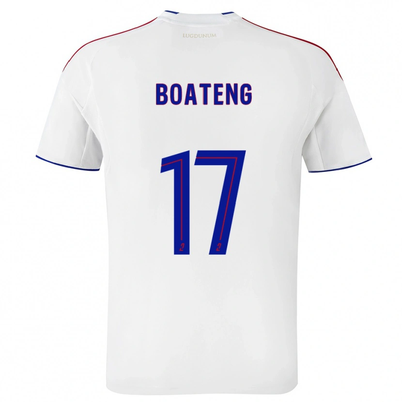 Danxen Men Jerome Boateng #17 White Red Home Jersey 2025/26 T-Shirt