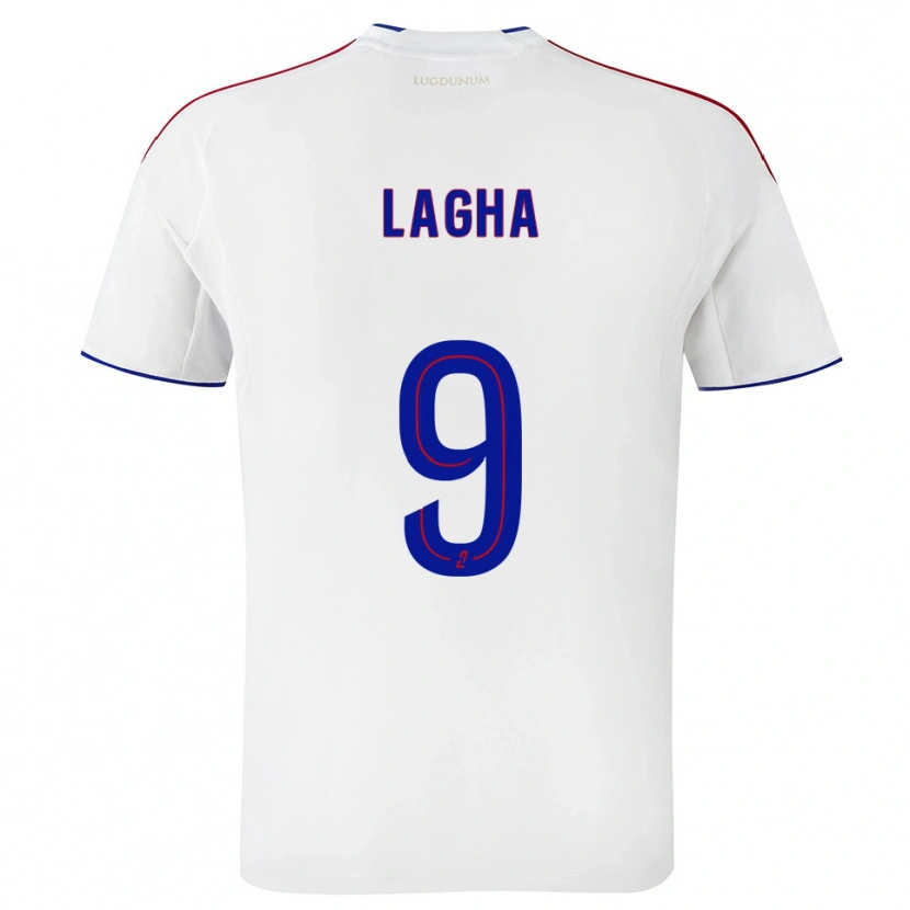 Danxen Men Yannis Lagha #9 White Red Home Jersey 2025/26 T-Shirt
