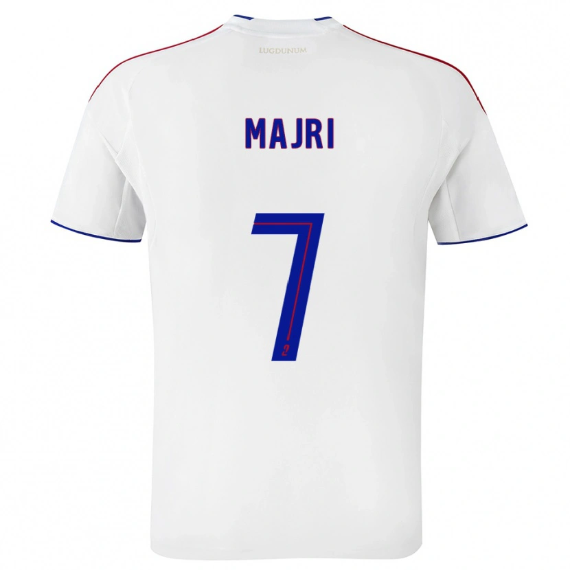 Danxen Men Amel Majri #7 White Red Home Jersey 2025/26 T-Shirt