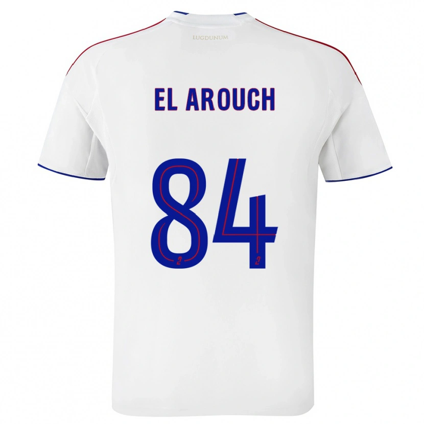 Danxen Men Mohamed El Arouch #84 White Red Home Jersey 2025/26 T-Shirt
