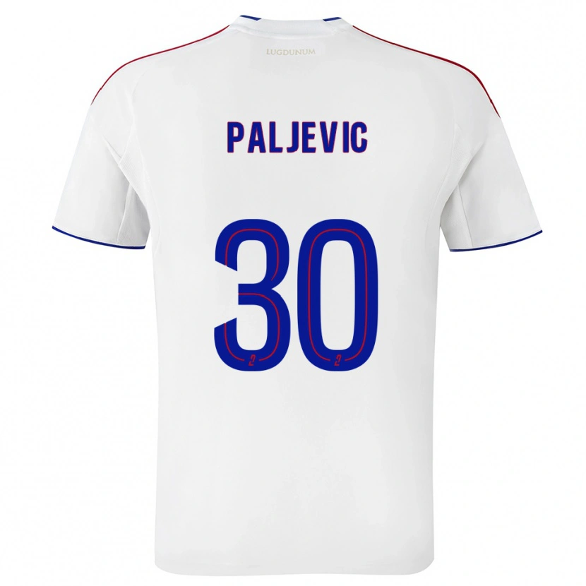 Danxen Men Alyssia Paljevic #30 White Red Home Jersey 2025/26 T-Shirt