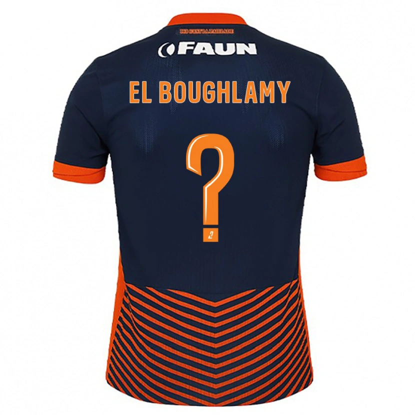 Danxen Men Adam El Boughlamy #0 Midnight Blue Orange Home Jersey 2025/26 T-Shirt