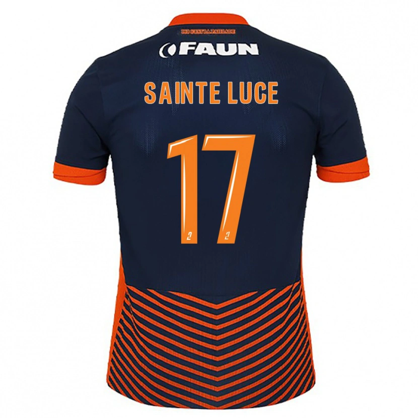 Danxen Men Théo Sainte-Luce #17 Midnight Blue Orange Home Jersey 2025/26 T-Shirt