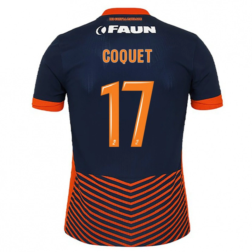 Danxen Men Judith Coquet #17 Midnight Blue Orange Home Jersey 2025/26 T-Shirt