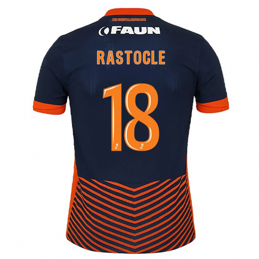 Danxen Men Jade Rastocle #18 Midnight Blue Orange Home Jersey 2025/26 T-Shirt
