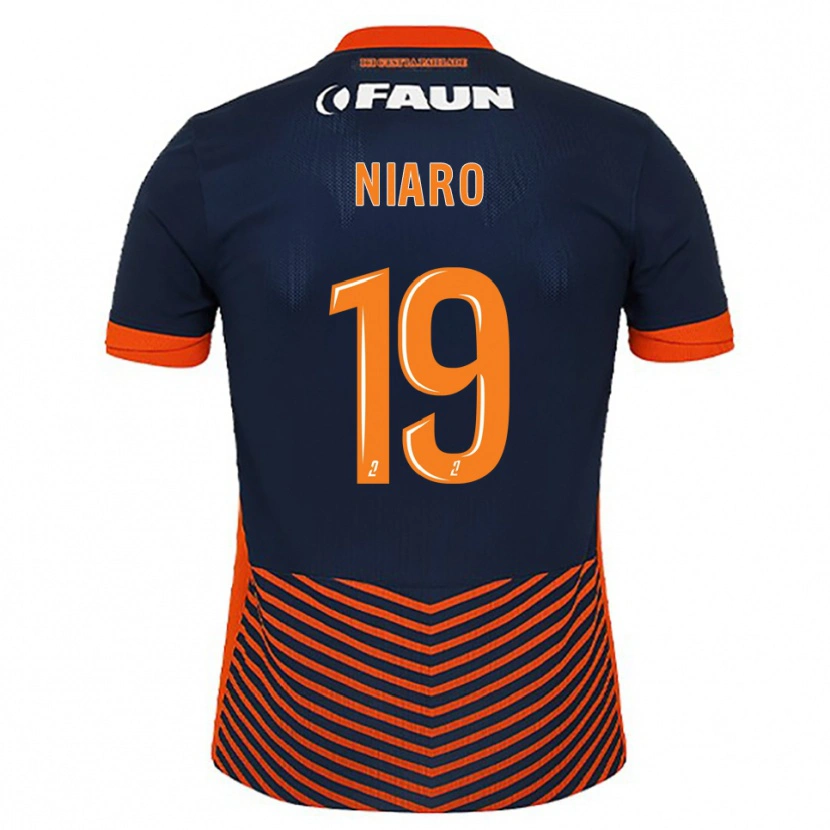Danxen Men Esther Mbakem-Niaro #19 Midnight Blue Orange Home Jersey 2025/26 T-Shirt