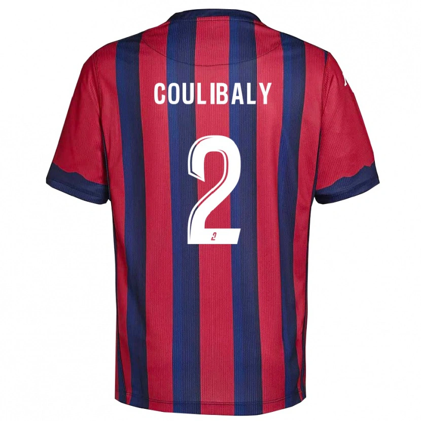 Danxen Men Ibrahim Coulibaly #2 Burgundy Navy Home Jersey 2025/26 T-Shirt