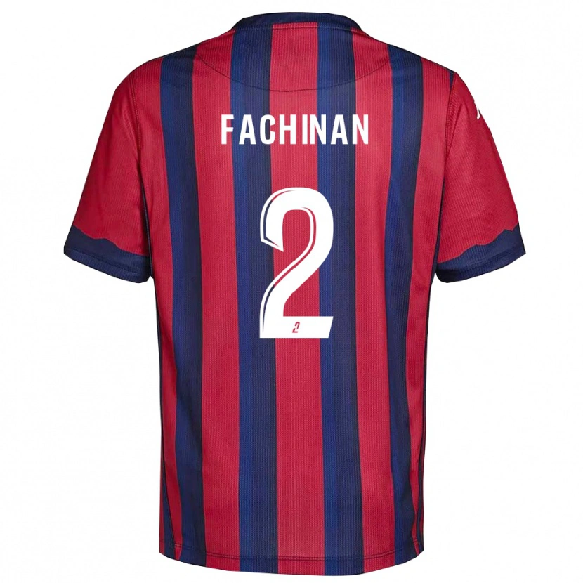Danxen Men Léa Fachinan #2 Burgundy Navy Home Jersey 2025/26 T-Shirt