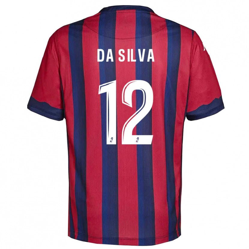 Danxen Men Damien Da Silva #12 Burgundy Navy Home Jersey 2025/26 T-Shirt