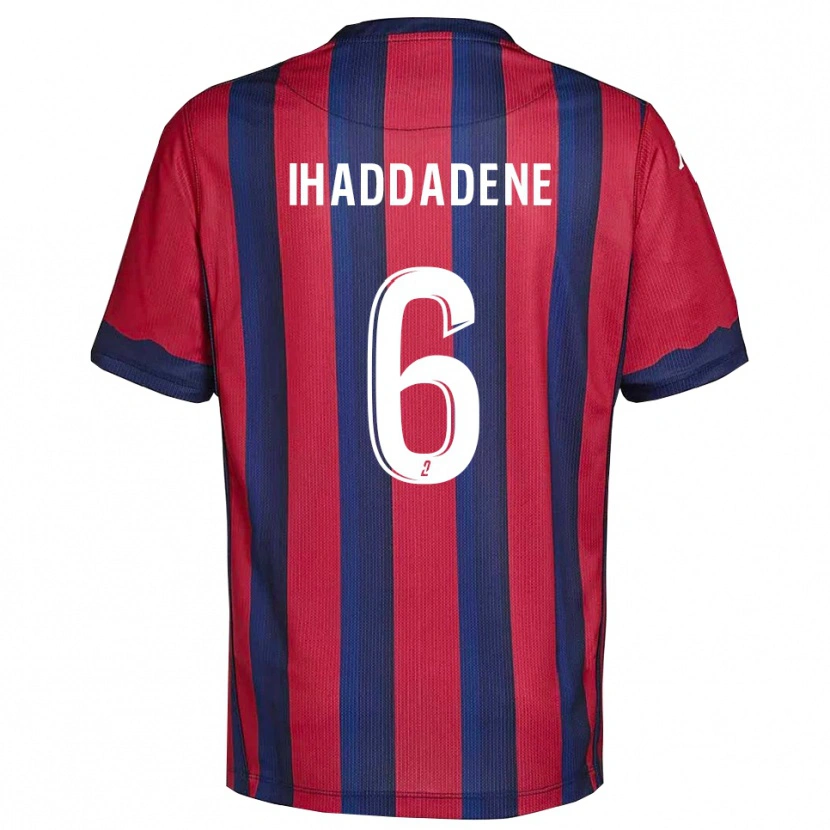 Danxen Men Ilan Ihaddadene #6 Burgundy Navy Home Jersey 2025/26 T-Shirt