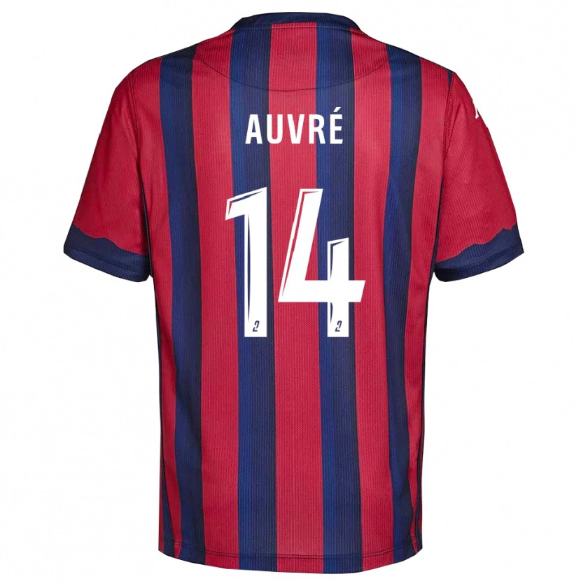 Danxen Men Tom Auvré #14 Burgundy Navy Home Jersey 2025/26 T-Shirt