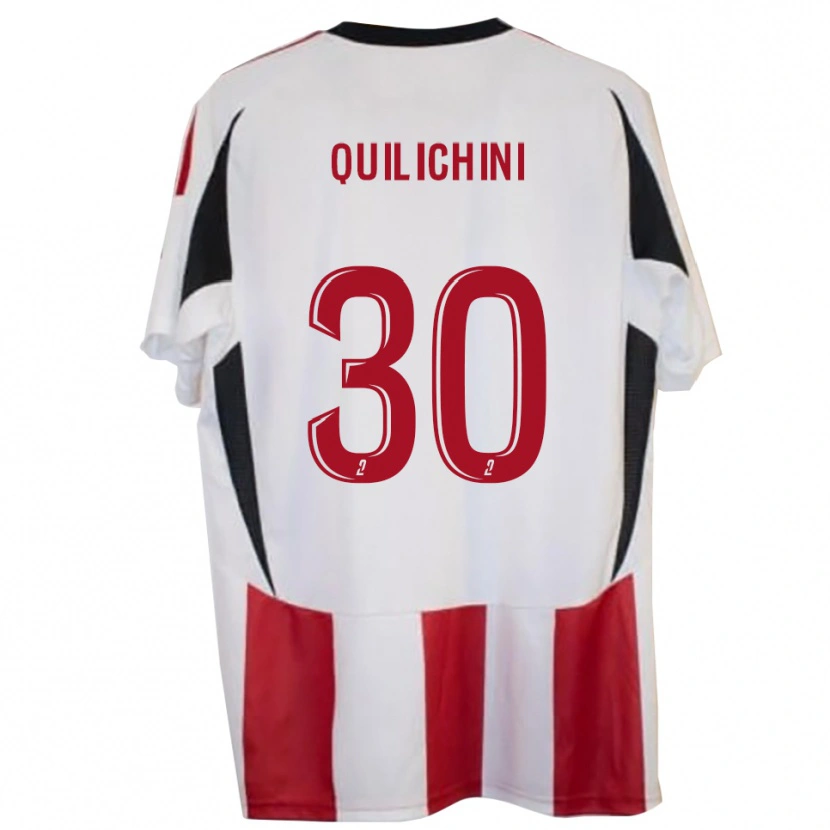 Danxen Men Ghjuvanni Quilichini #30 Red Blue Home Jersey 2025/26 T-Shirt