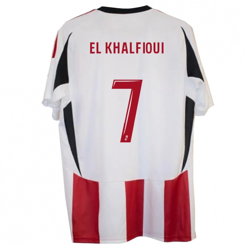 Danxen Men Zakari El Khalfioui #7 Red Blue Home Jersey 2025/26 T-Shirt