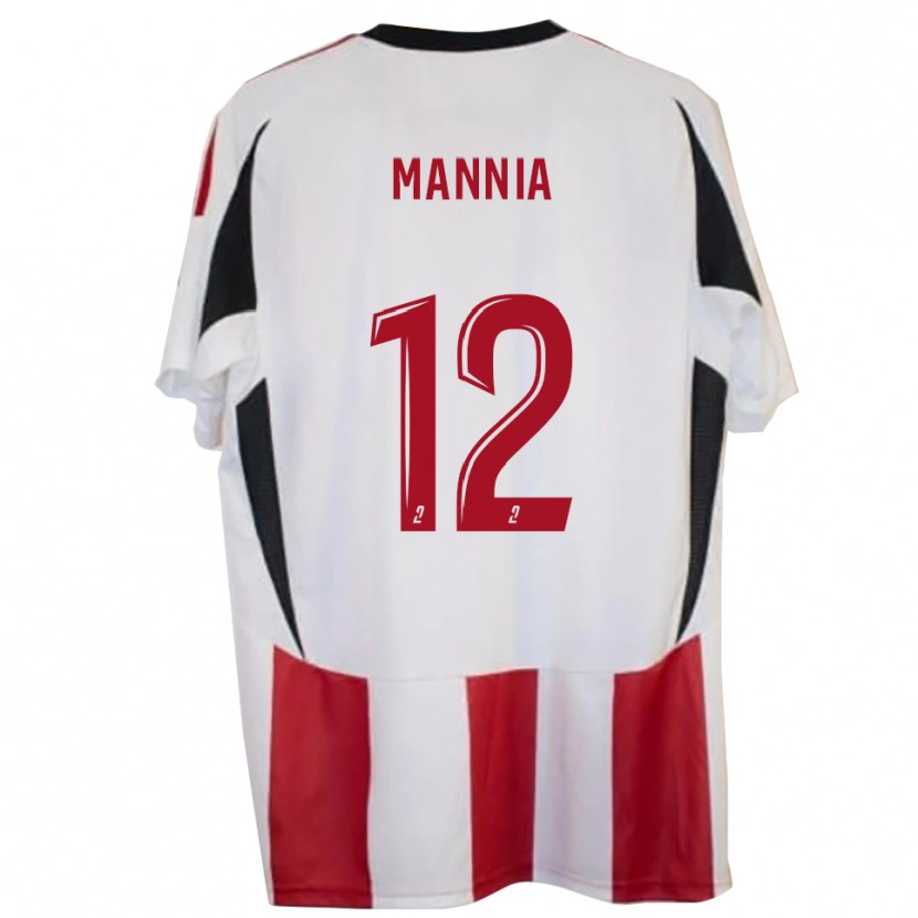 Danxen Men Mateo Mannia #12 Red Blue Home Jersey 2025/26 T-Shirt