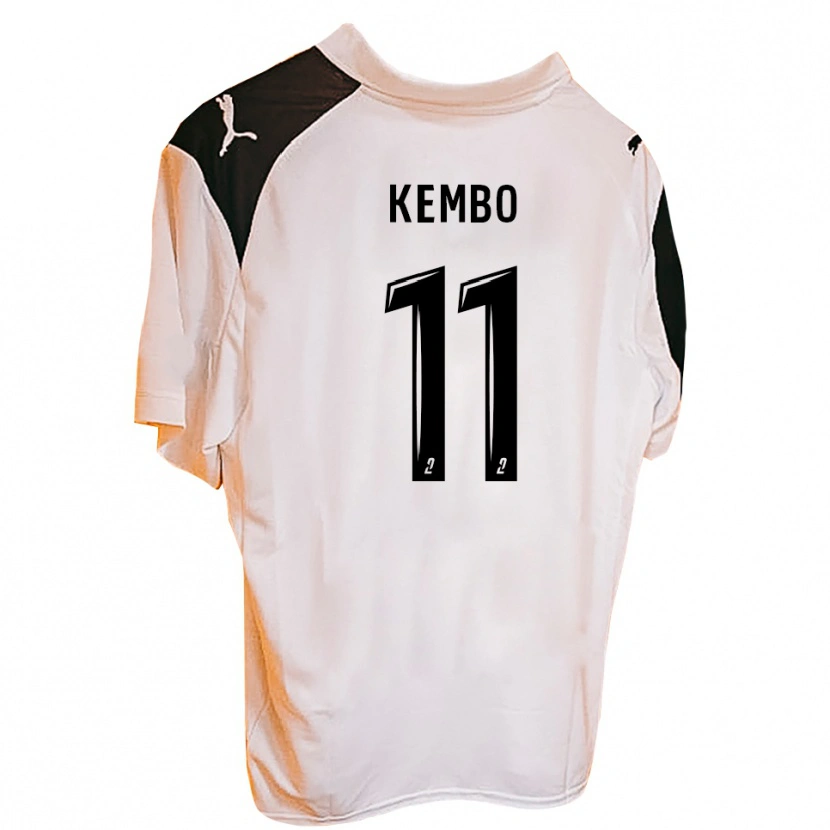 Danxen Men Driss Kembo #11 Black White Home Jersey 2025/26 T-Shirt