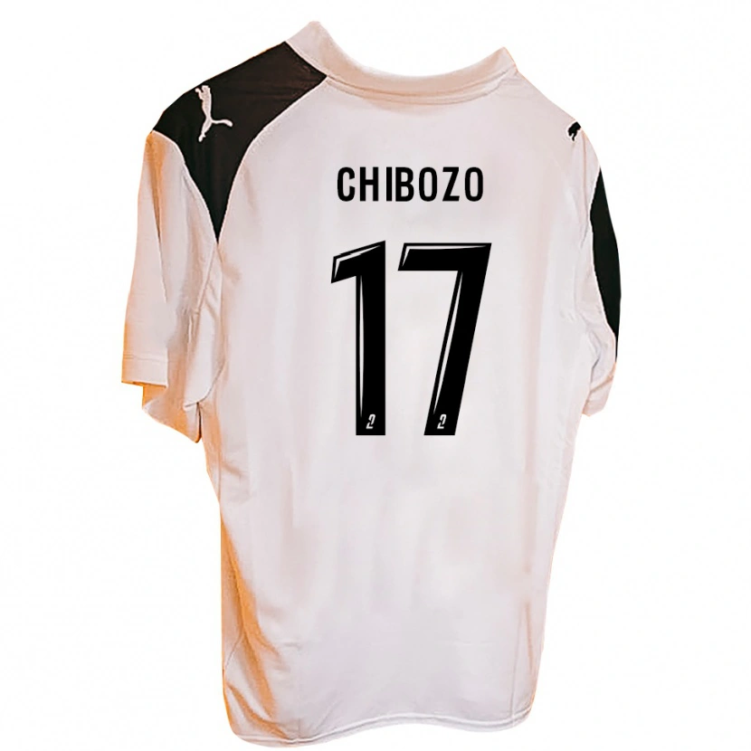 Danxen Men Josué Chibozo #17 Black White Home Jersey 2025/26 T-Shirt