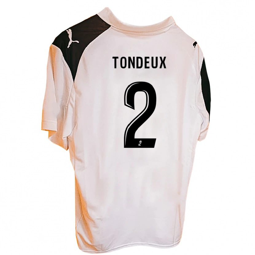 Danxen Men Ewen Tondeux #2 Black White Home Jersey 2025/26 T-Shirt