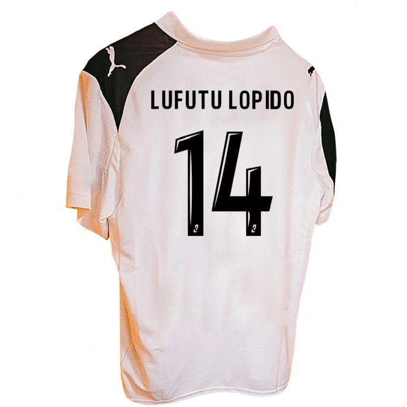 Danxen Men Brooklyn Lufutu Lopido #14 Black White Home Jersey 2025/26 T-Shirt